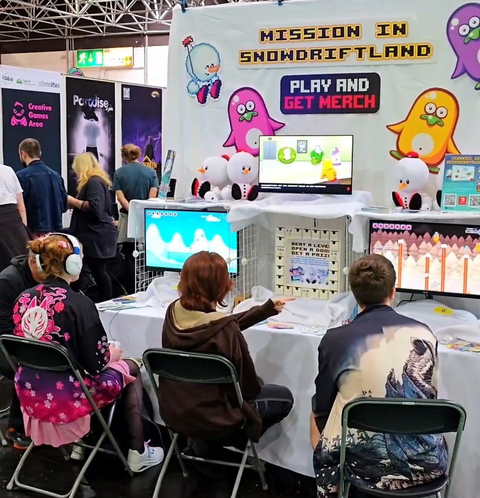 Die Dokomi hatte auch einen Indie-Bereich.