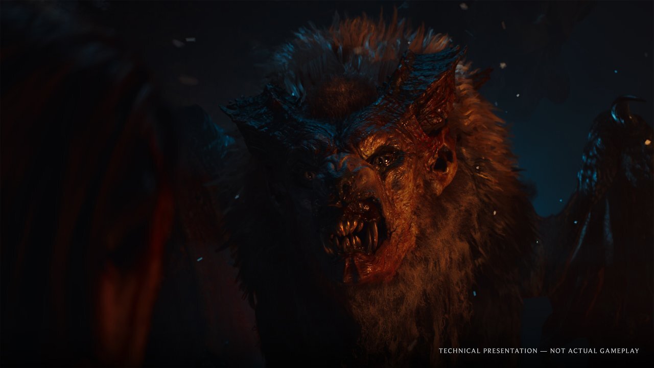 Ein Mantikor in The Witcher 4.