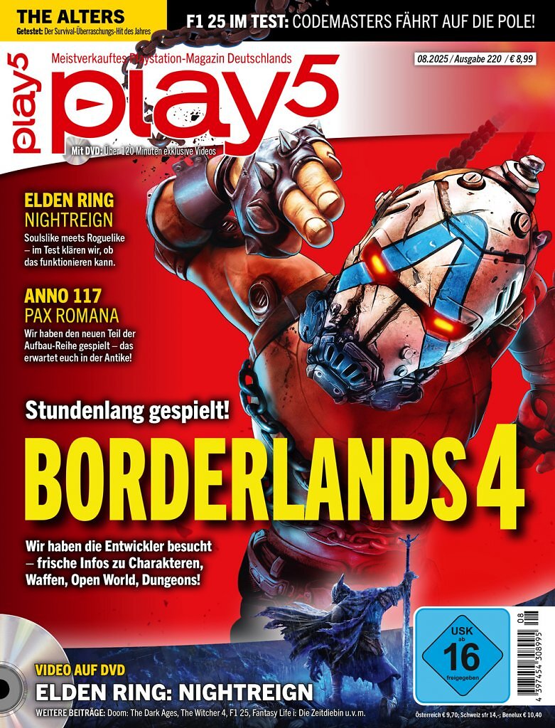 Das Cover der play5 08/25