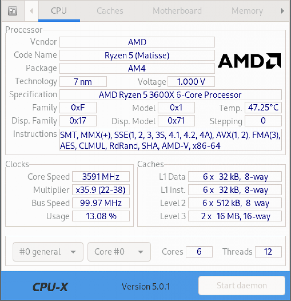 [24/06/2025] CPU-X