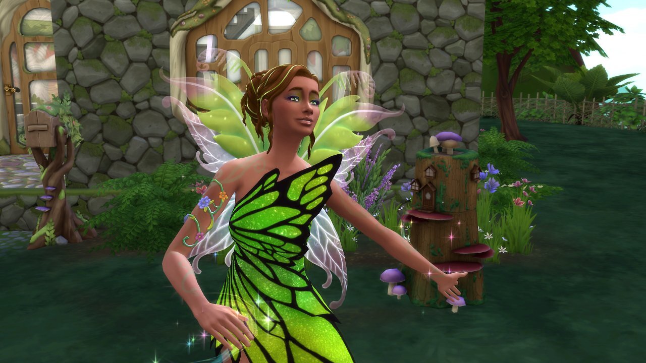 Die besonderen Sims besitzen zwei verschiedene Formen, eine menschliche und eine als Fee