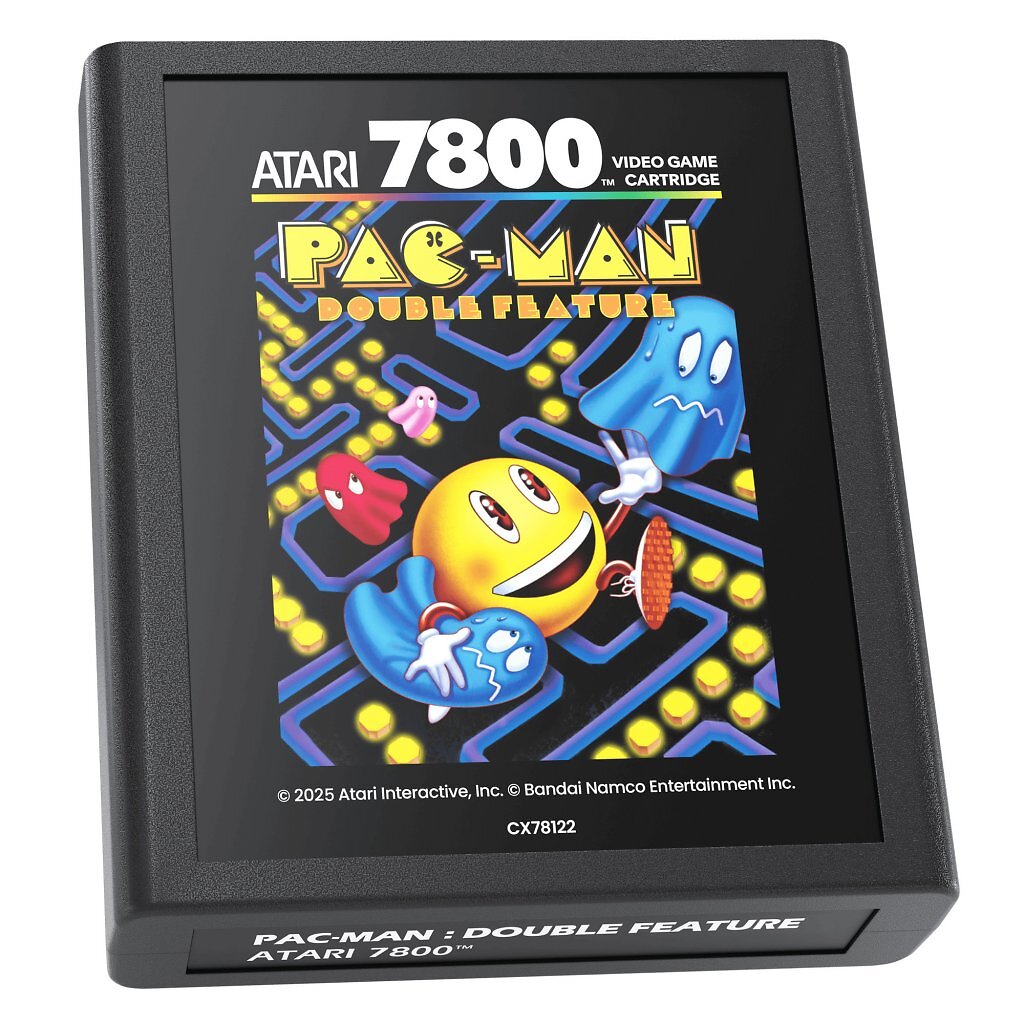 Das enthaltene Modul der Atari 2600+ Pac-Man Edition