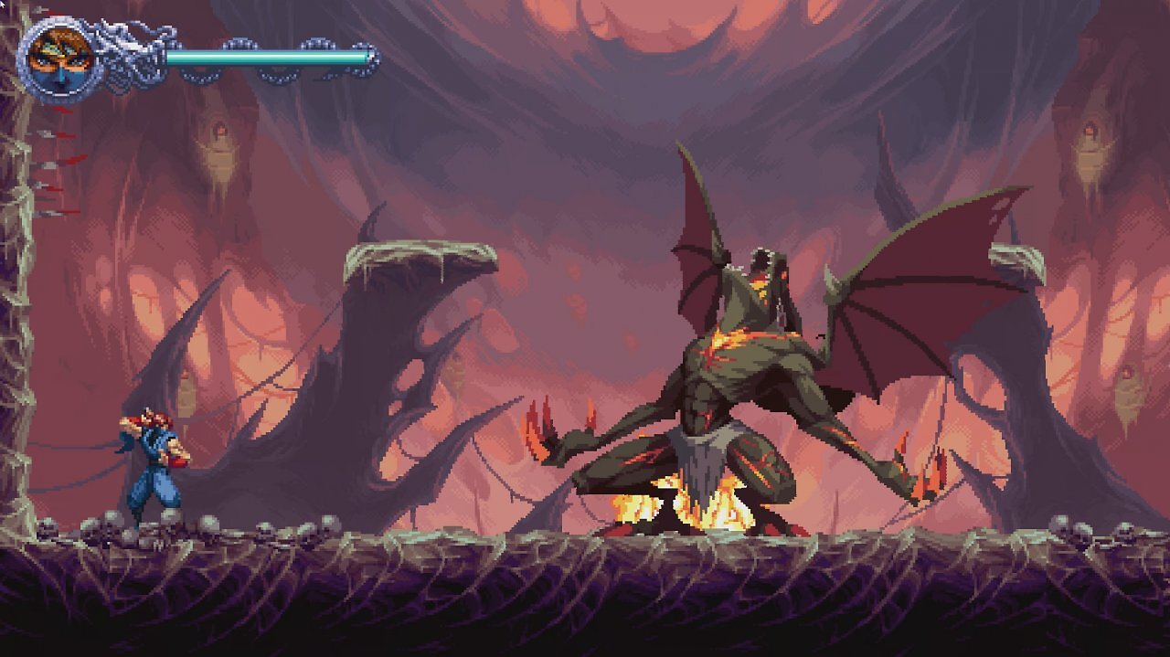 [30/07/2025] In der Dämonenwelt bestreiten wir den Kampf gegen den ersten richtigen Bossgegner von Ninja Gaiden: Ragebound .