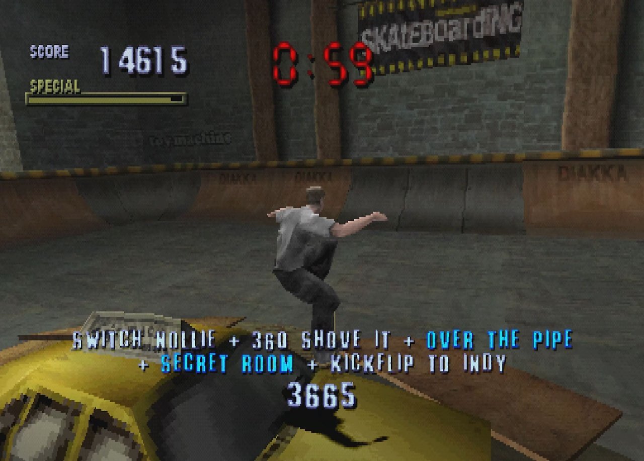 Trick-Combo im Warehouse