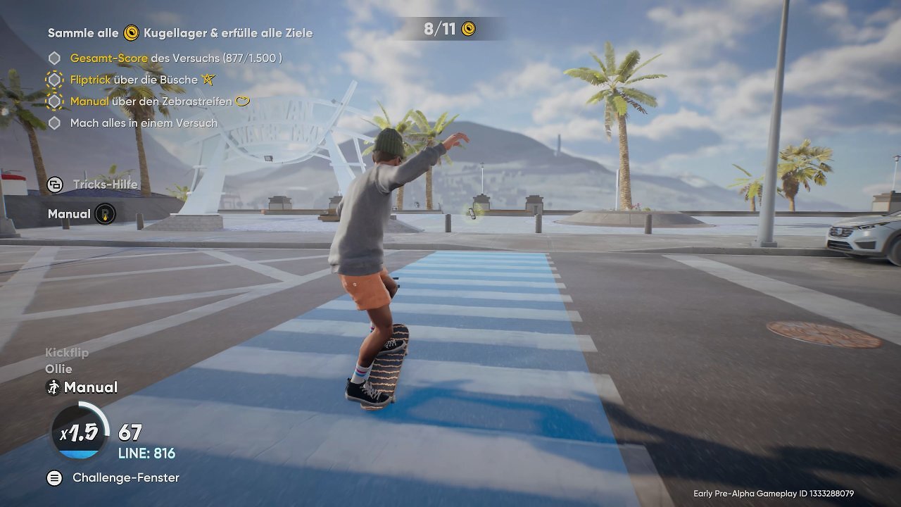[27/08/2025] Manche Herausforderungen erinnern an echte Skate-Challenges.