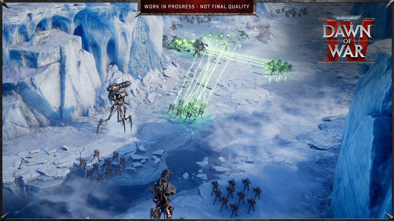Die finsteren Necrons sind eine der vier spielbaren Fraktionen in Dawn of War 4.