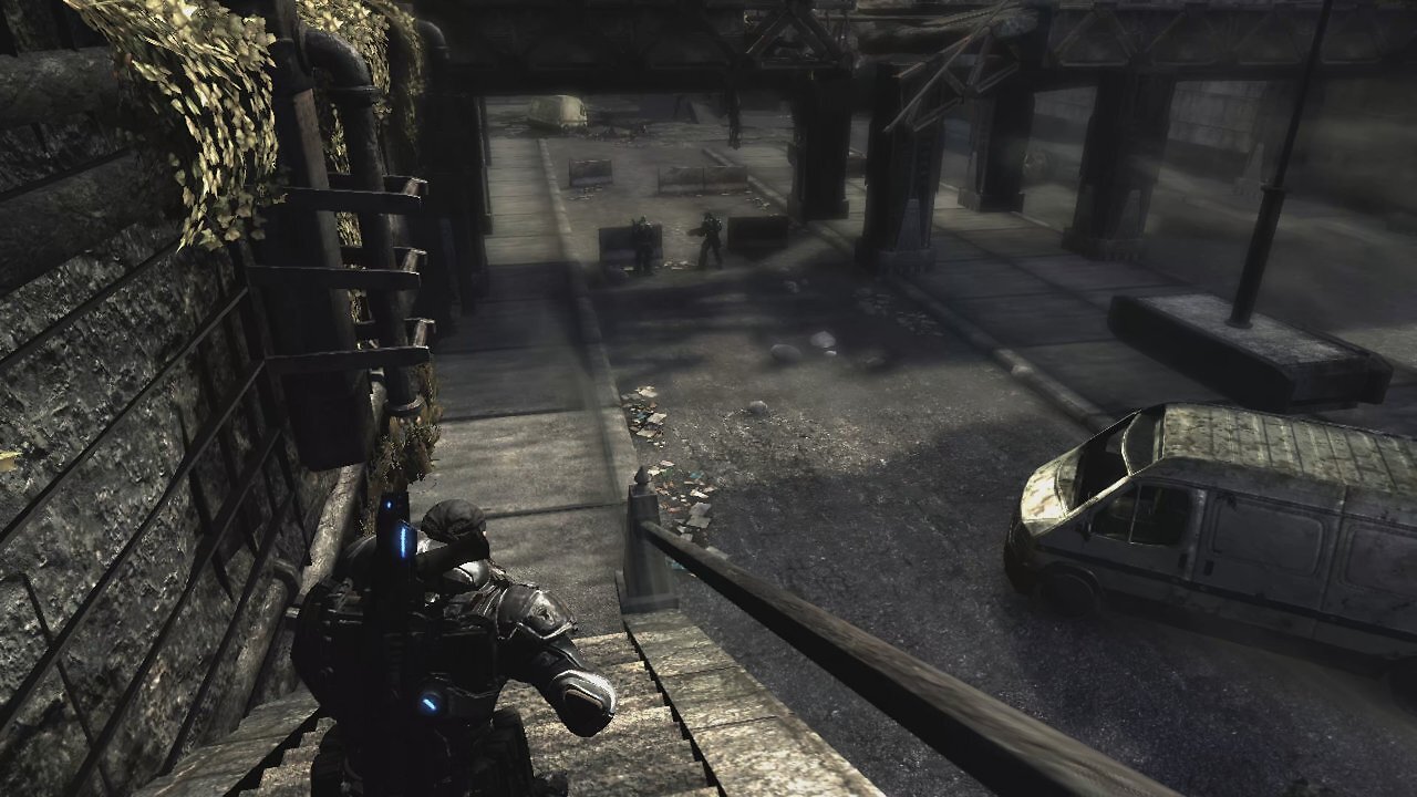 Grafikvergleich: Gears of War (Xbox 360, aufgenommen auf Series X)