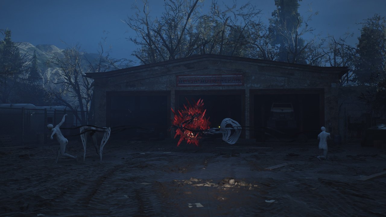 Vier Hollow Walker, die mit einer Haze der Wut verbunden sind.