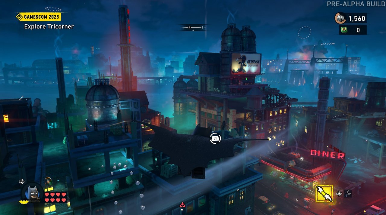[28/08/2025] Windkanäle ermöglichen es unser gleiten durch die Open World zu verlängern. Gotham ist wirklich sehr atmosphärisch.