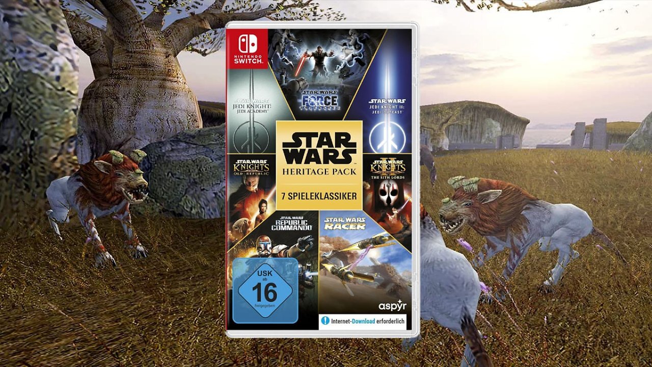 [05/08/2025] Von KOTOR bis Jedi Knight: 7 klassische Star Wars Games für Switch bei Amazon klar billiger als anderswo