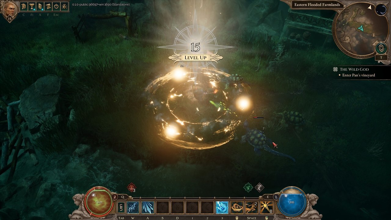 Standard: Nach jedem Levelaufstieg werden Attribute und Skills verbessert.