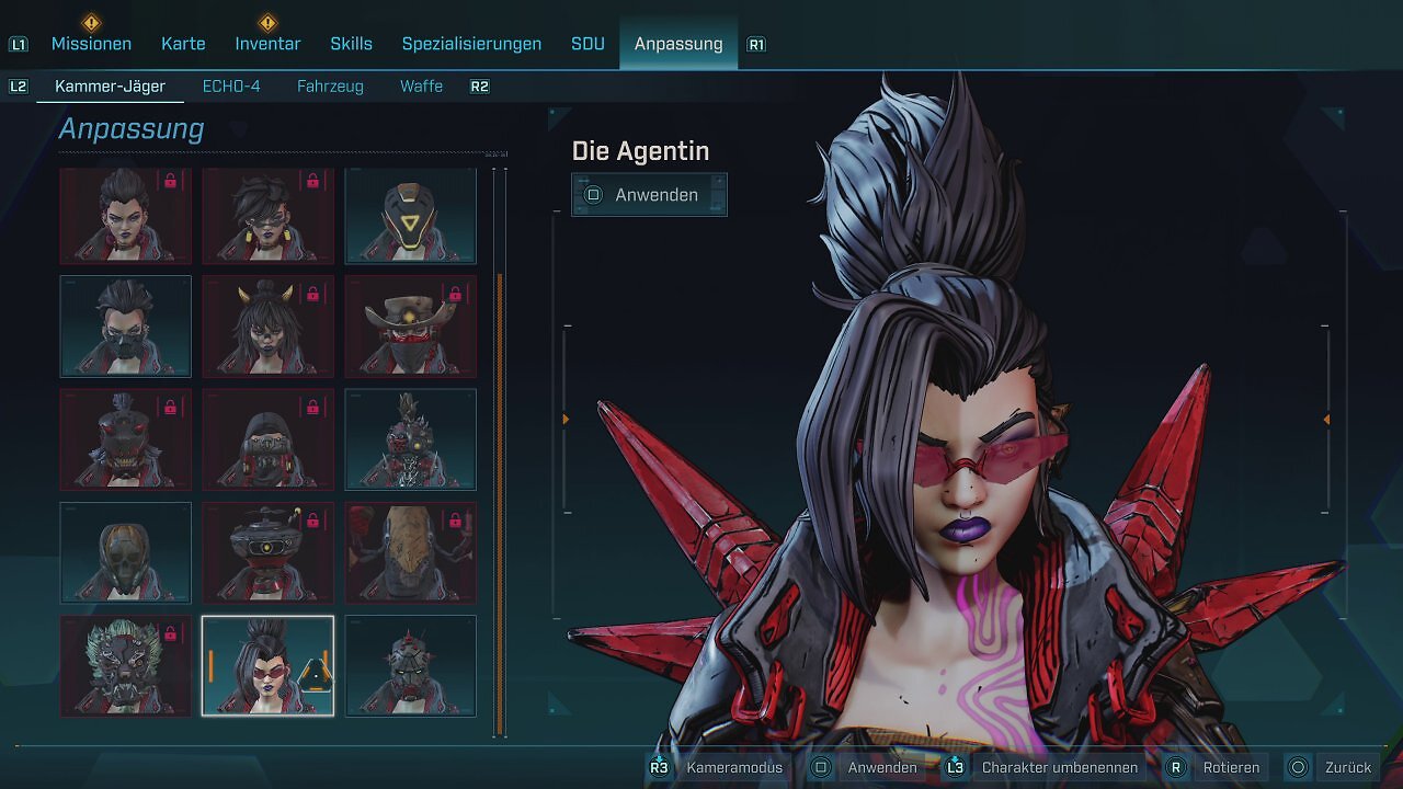 [11/09/2025] Kosmetische Veränderungen an unserem Charakter, Fahrzeug und den Waffen nehmen wir direkt im Spielmenü vor. Freigeschaltet werden die meisten Skins durch Missionen und Herausforderungen.