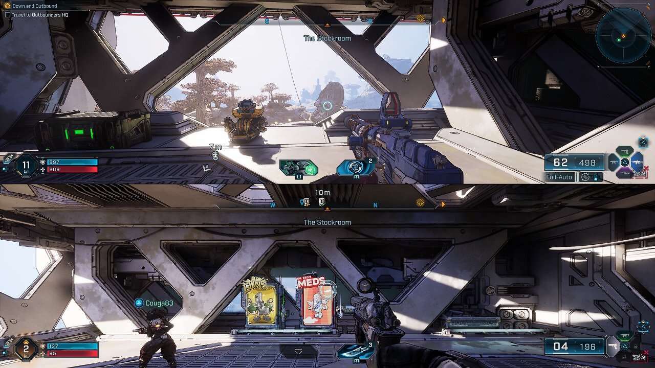 [12/09/2025] PS5: Im Splitscreen-Koop können auf einer Konsole zwei Spieler zusammen auf Beutejagd gehen.