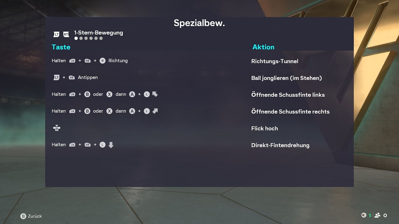[23/09/2025] EA FC 26 - Spezialbewegungen - 1-Stern