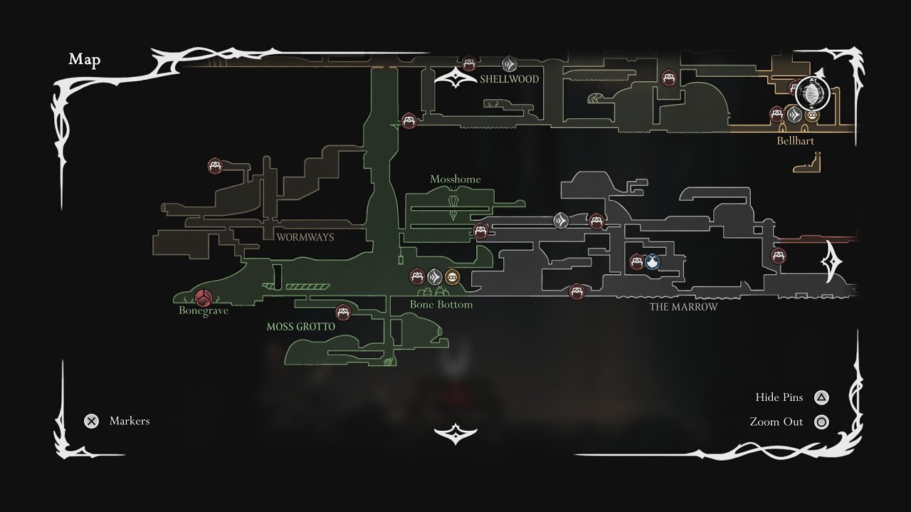 [10/09/2025] Wer das Spielgefühl aus dem ersten Hollow Knight vermisst, kann sich hier das Wanderer-Wappen holen. Es kommt der Spielweise des Knights aus dem ersten Teil sehr nahe.