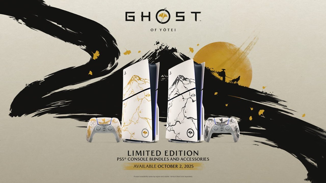[02/09/2025] Am 2. Oktober veröffentlicht Sony zwei PS5 Limited Edition Bundles mit Ghost of Yotei.
