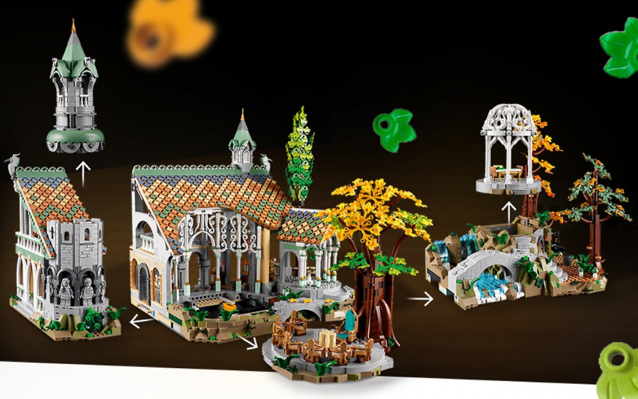 Modular Lego Klemmbaustein Bruchtal