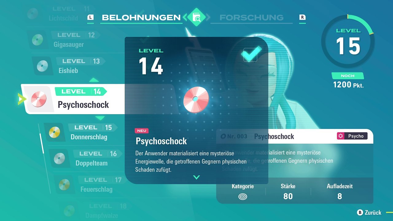[20/10/2025] Erledigt ihr Forschungsaufgaben wie das Fangen von bestimmten Pokémon, belohnt euch Magnolia dafür schrittweise mit verschiedenen TMs. Die könnt ihr dann, so oft wie ihr möchtet, geeigneten Monstern beibringen.