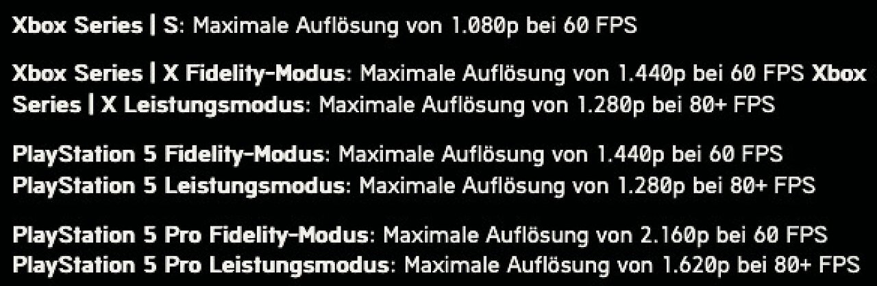 [07/10/2025] Hier sind die aktuellen Angaben zu den Bildraten auf der aktuellen Konsolen-Generation aus der Battlefield-6-FAQ - die im Widerspruch zur Aussage von 