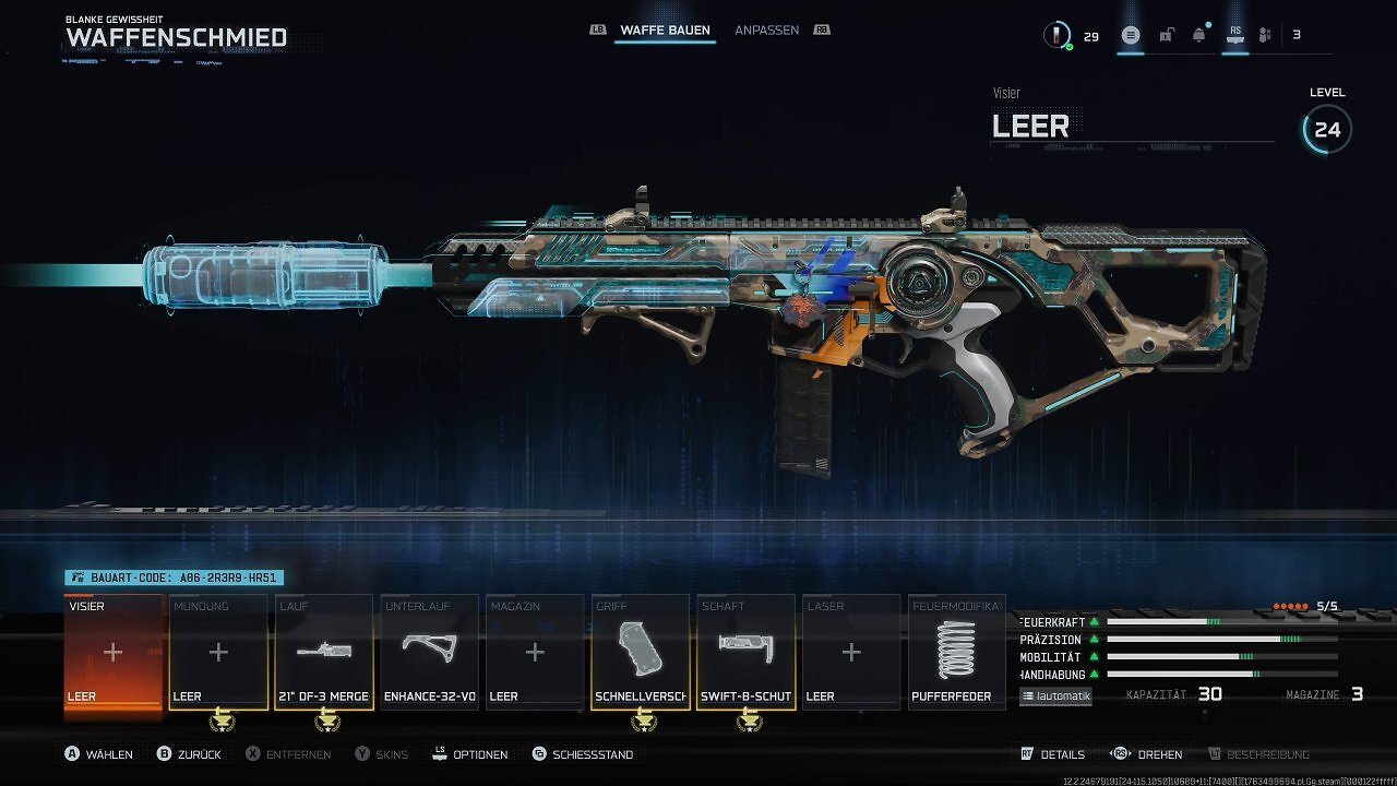 [19/11/2025] Die Waffen schreien nach Black Ops, sind aber dennoch etwas abgespact.
