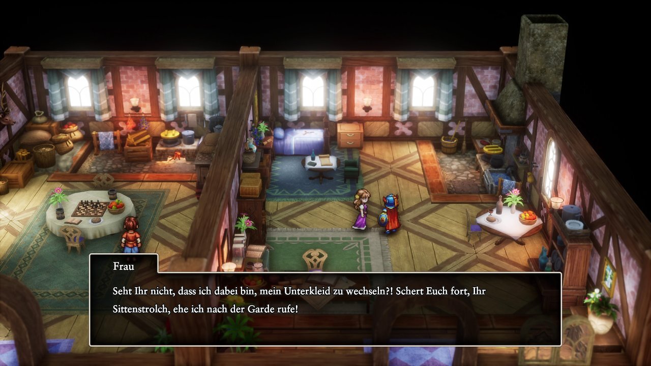 [07/11/2025] Die Mittelaltersprache ist ein absolutes Highlight. Da es nicht allzu viel in den Städten zu entdecken gibt, belohnt uns das Spiel für das Erkunden wenigstens mit diesen witzigen Textboxen.