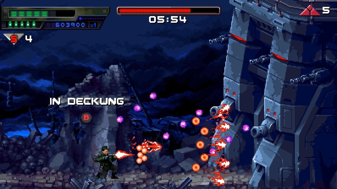 Vielen Gegnern und Upgrades merkt man es an: Terminator 2D nimmt sich vor allem die Contra-Serie zum Vorbild.