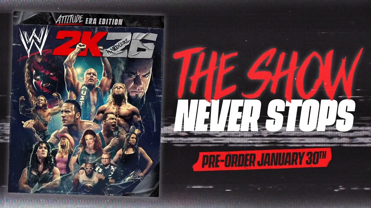 [24/01/2026] WWE 2K26: Cover für Attitude Era-Edition enthüllt