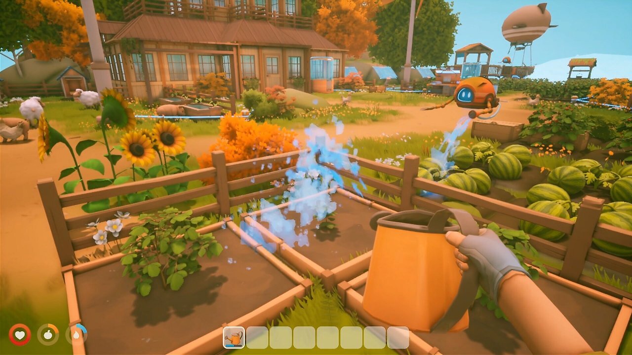 [13/03/2026] Auch Solarpunk stammt von den Cozy-Experten von Rokaplay, ist aber eher ein entspanntes Survival- und Aufbauabenteuer.