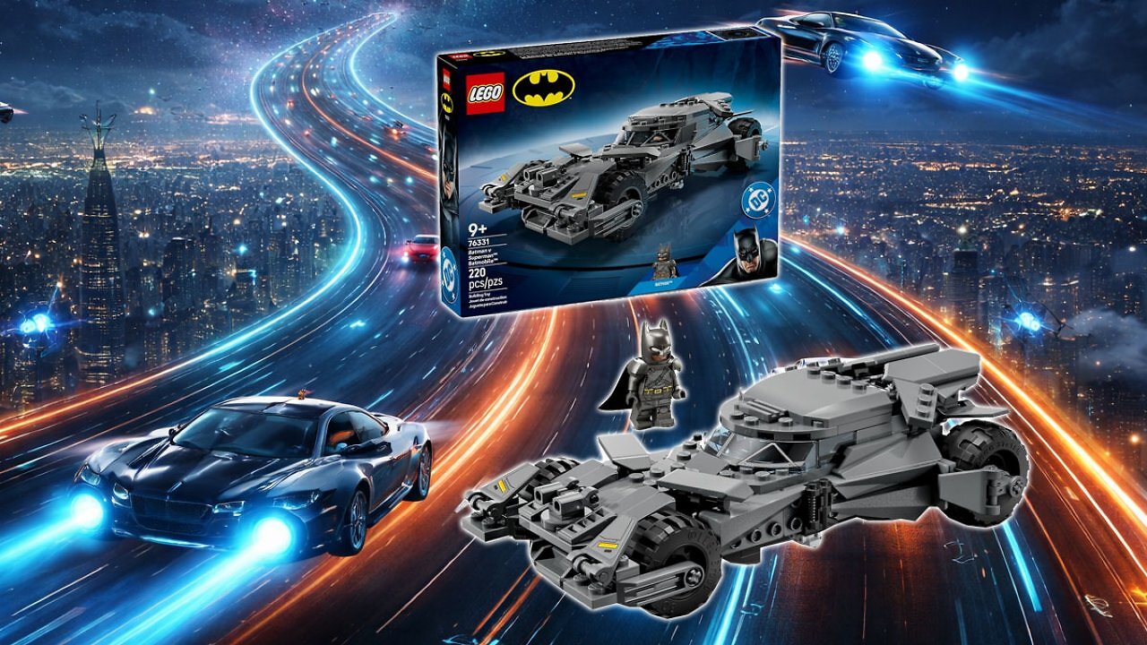 [18/03/2026] Dunkler Ritter im Preisfall: Kompaktes Batmobil von Lego mit Mini-Figur befristet im Amazon-Angebot