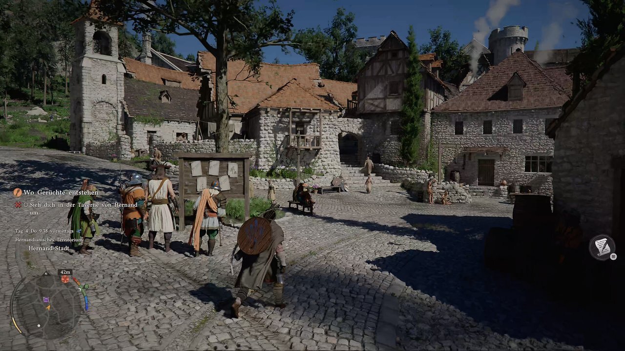 [18/03/2026] Die Spielwelt von Crimson Desert sprudelt nur so vor Leben. In den Städten und Dörfern gehen die NPCs ihrem Tagwerk nach.