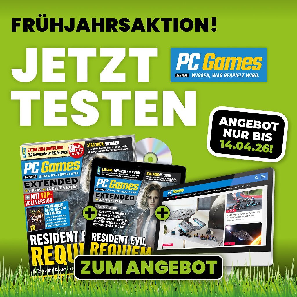 [12/03/2026] PC Games Frühlingsaktion: 3 Ausgaben im Abo zum absoluten Sparpreis ab 1 Euro pro Monat! (2)