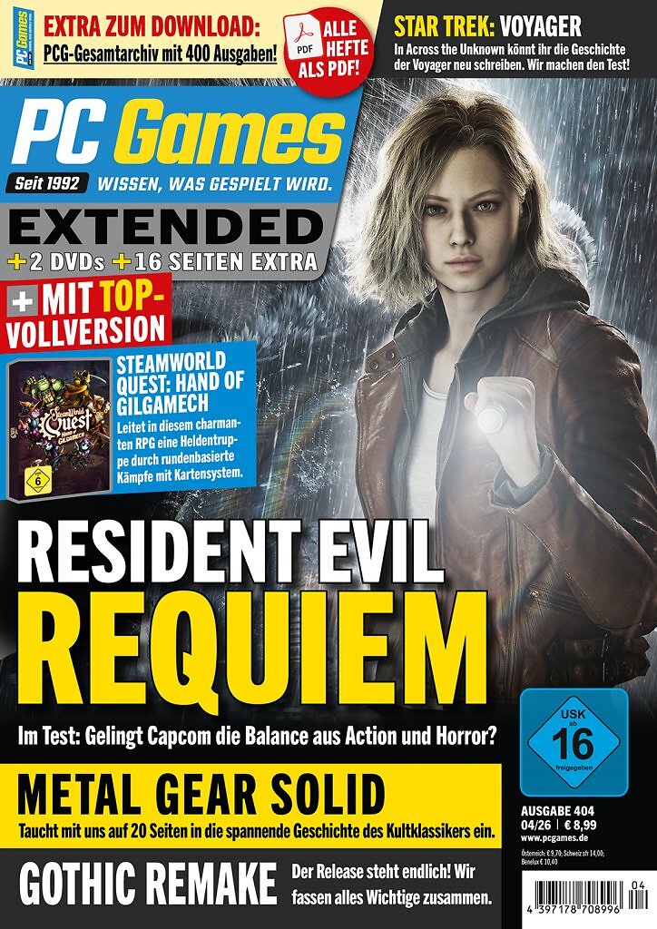 [12/03/2026] Das Cover der PC Games Extended 04/26