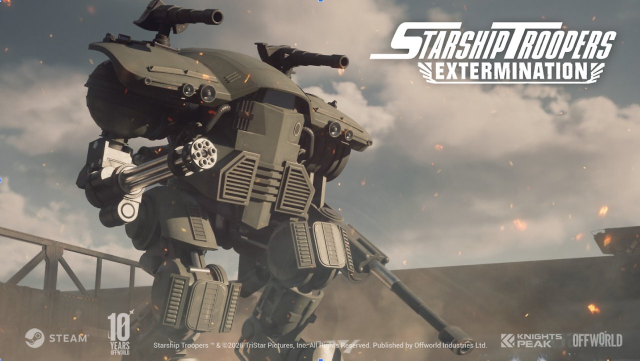 [29/03/2026] Starship Troopers: Extermination - Erstes großes Update 2026 bringt Mech, Seitenwaffe und mehr