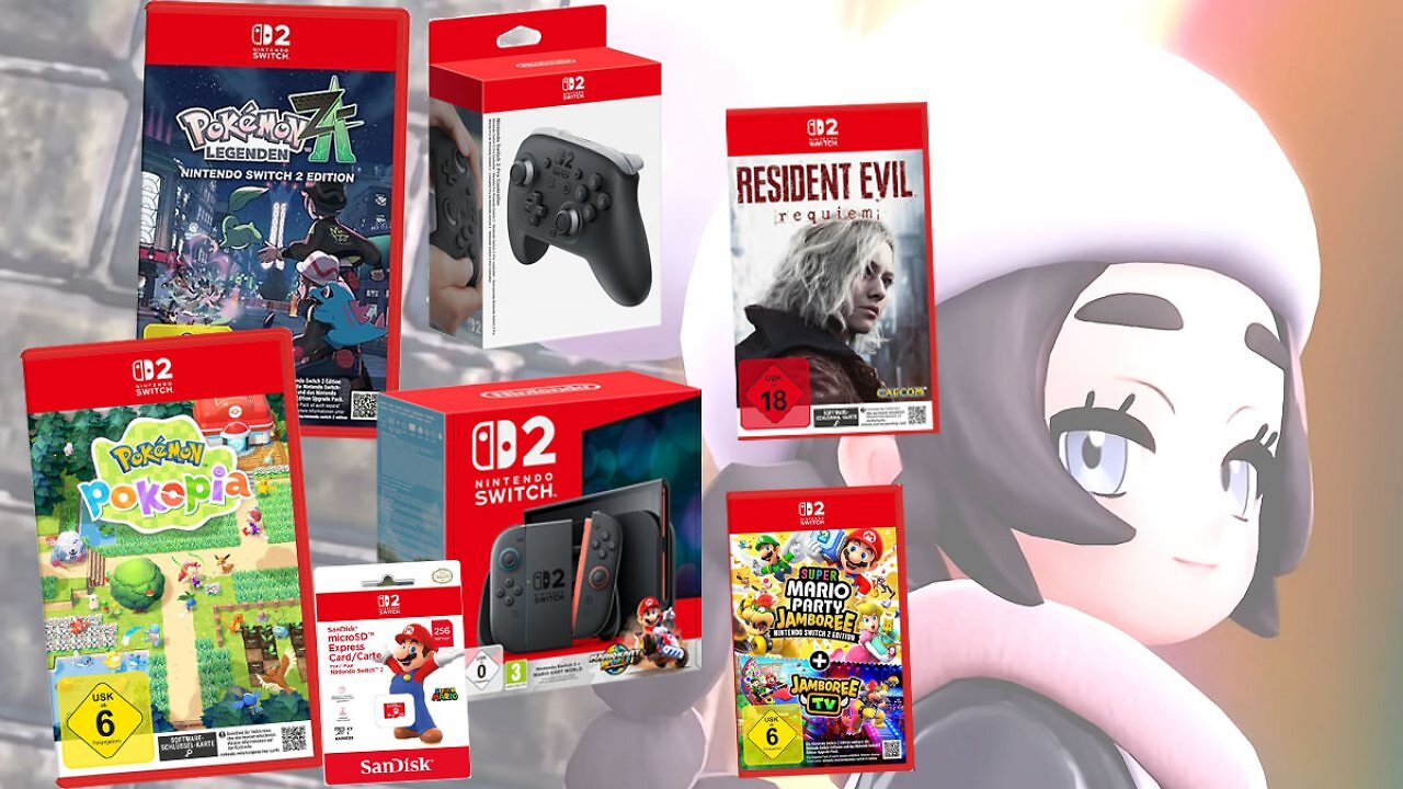Pokémon für Switch 2 billig wie nie: Konsole, Zubehör und Spiele bei Amazon im Preisrutsch