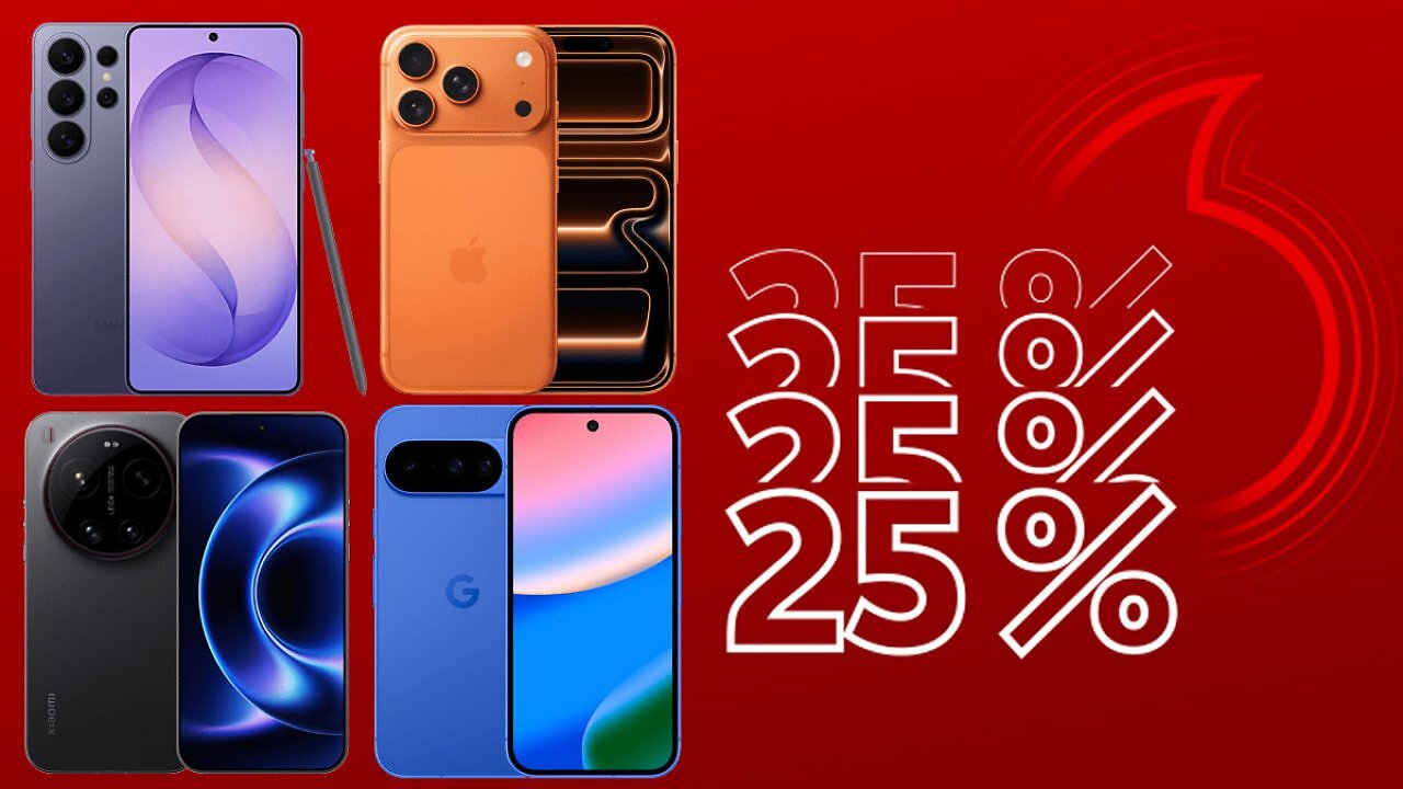 Vodafone senkt Mobilfunk-Tarif erneut: 25% Rabatt, 18 GB Extra-Datenvolumen, 2,50€ Zusatz-Rabatt