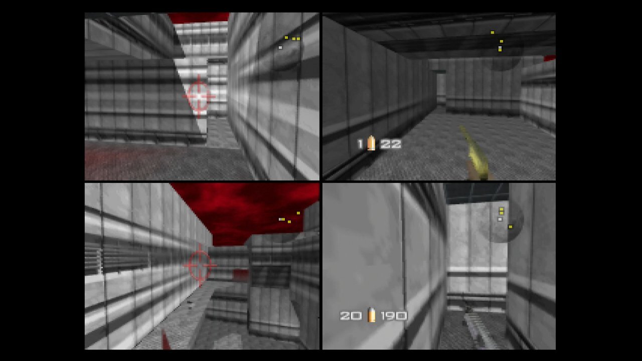 Screenshot aus dem Multiplayer von GoldenEye 007