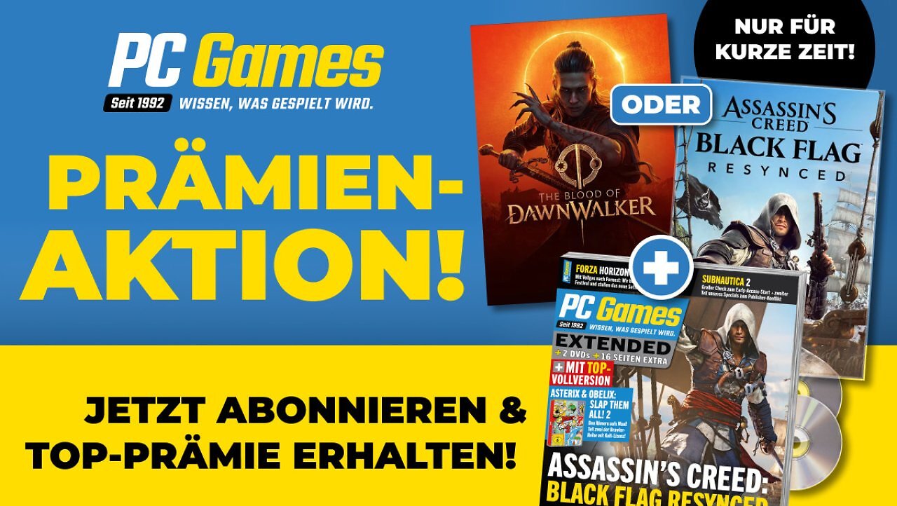 [18/06/2026] Zeitlich begrenzt: Jetzt PC Games Extended im Abo bestellen und eine hochwertige Top-Prämie sichern!