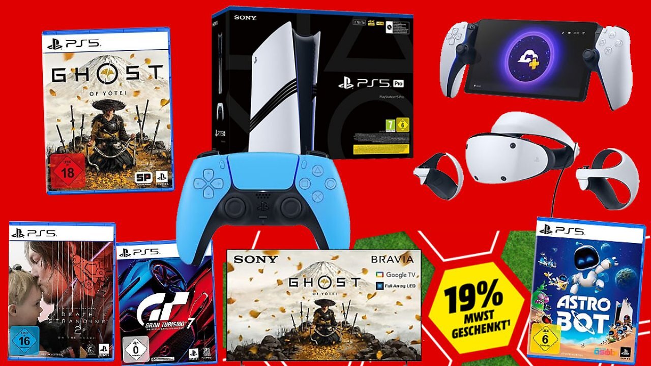 [03/06/2026] GTA-6-Fans sind begeistert: PS5 (Pro) günstig wie seit Langem nicht - 19% MwSt. geschenkt bei MediaMarkt