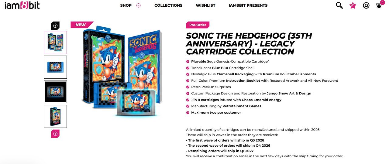 [26/06/2026] So sieht die neue Legacy Cartridge Collection aus.