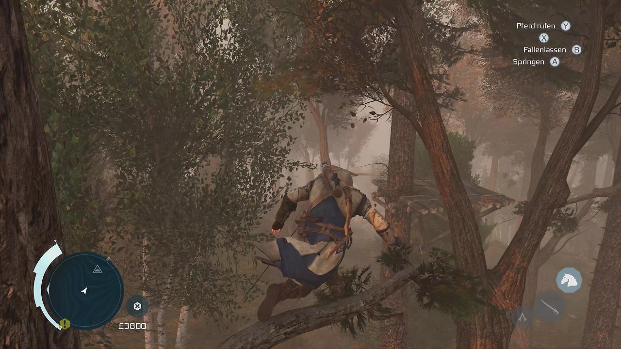 [23/07/2026] Wie in Assassin's Creed 3 von Baum zu Baum hüpfen: Da das Parkoursystem weiterhin vorhanden sein soll, wird das sicher auch so ähnlich in Hexe aussehen.
