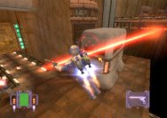 Durch den Jetpack konnte Jango diesem Blaster-Strahl entgehen.