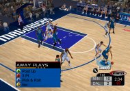 Sam Cassel baut auf, der Center bietet sich an.