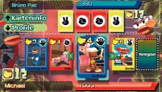 Angesichts der Karten unseres Gegners kann dieser Angriffins Auge gehen, wir riskieren trotzdem eine Papier-Karte! 
BILD: PLAYZONE
