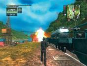 Die Ein-Mann-Armee Rico gegen einen Zugvoller Raketentreibstoff. Der Zug hat keine Chance. 
BILD: XBOX-ZONE