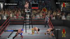 Jede noch so verrückte Match-Art hat erneut ihren Weg ins Spiel gefunden. In einem Ladder Match müssen Sie sich einen Koffer schnappen, der über dem Ring baumelt.