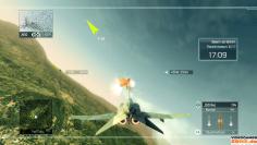 Tom Clancy's HAWX - Booooom: Unsere Raketen reißen den feindlichen Flieger in Stücke.