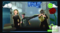 PC-Kollege Ali Wenzel schlägt den Gangster und verschont die Frau in diesem Minispiel.