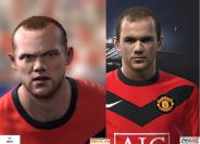 PES 2010 vs. FIFA 10: Grafik-Vergleich der Spielergesichter von ManU, ManCity und Inter Mailand