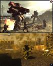Ein Mechwalker in der Unreal Engine 3 (oben) und CryEngine 3 (unten)