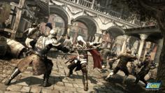 [b]Assassin's Creed 2[/b], Ubisoft [br] 
Der französische Publisher schützt einige seiner aktuellen Highlights, darunter Assassin's Creed 2 und Siedler 7, mit einer aufwendigen Online-DRM-Lösung. Erstkäufer müssen das Spiel unter Angaben ihres Namens mit einem Ubisoft-Konto verknüpfen - das funktioniert mithilfe des enthaltenen Installations-Keys. Folglich ist ein Weiterverkauf der bereits aktivierten Software nur eingeschränkt möglich. 